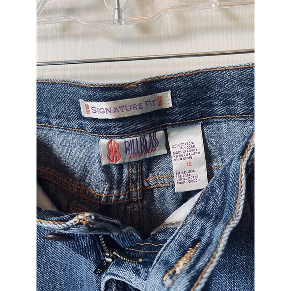 Bill Blass Signature Fit Size 12 Jeans Vintage Straight Leg - Picture 3 of 5